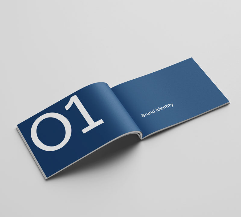 Career Center Brand Book inside page view